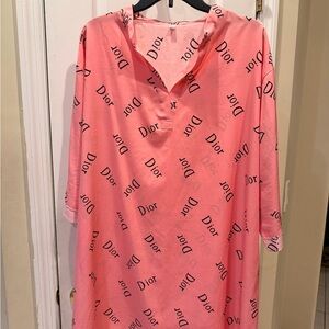 Pink Logo Tunic Dress